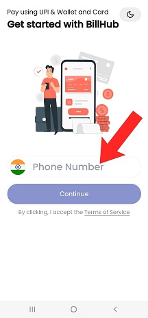 billhub mobile number