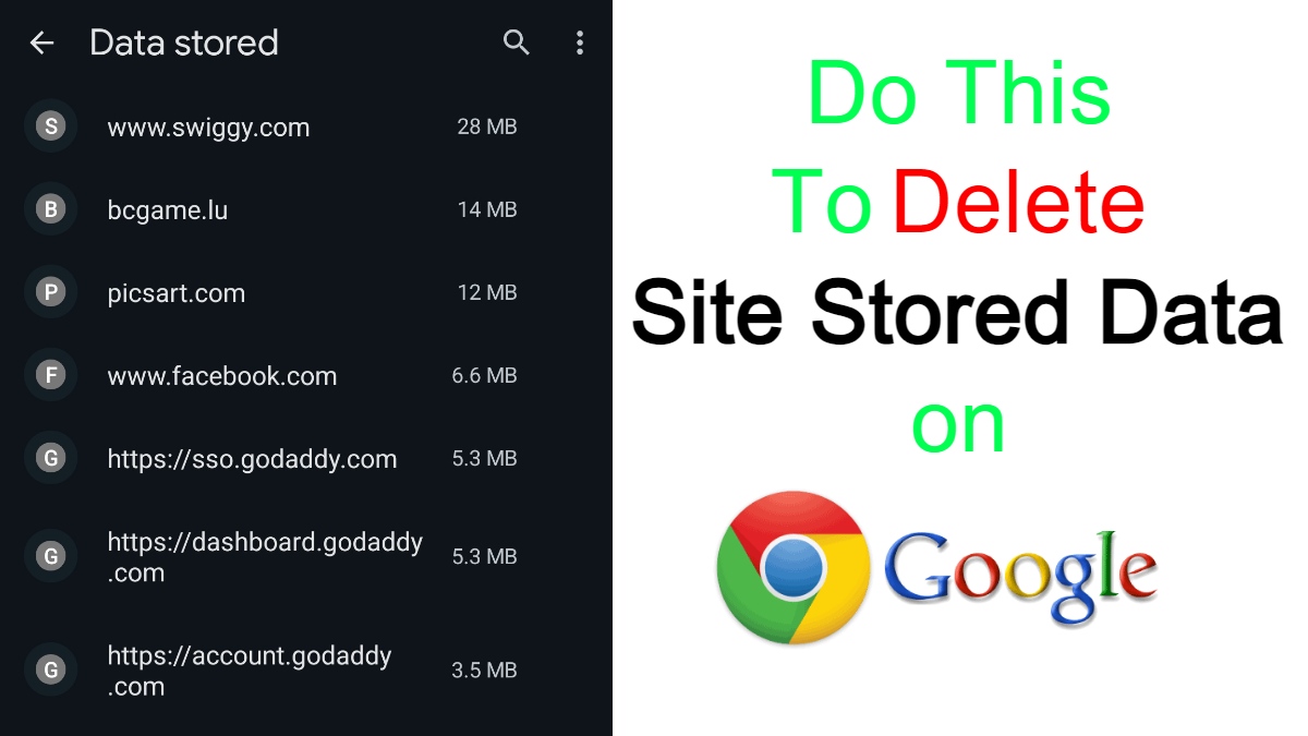 how to delete saved data on Google Chrome