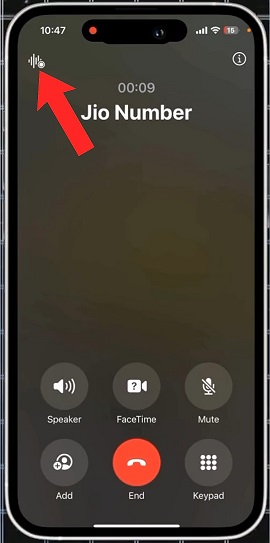 iphone call recording icon