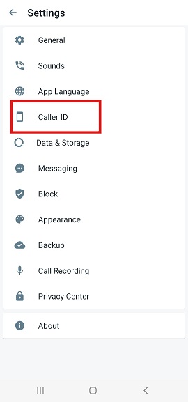 Truecaller call setting