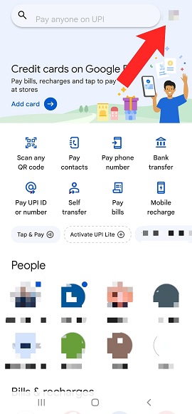 gpay profile icon