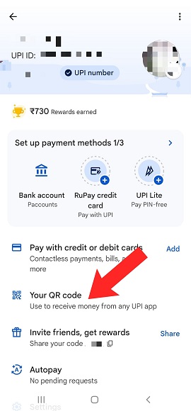 gpay your qr code
